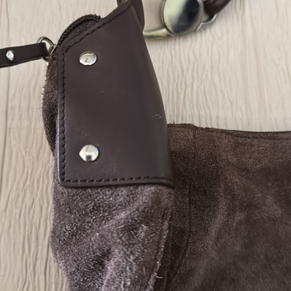 Wilson Brown studio pelle Suede Hobo Bag - Picture 3 of 7